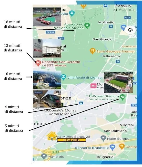 Casa Zeus Apartment Monza Italy